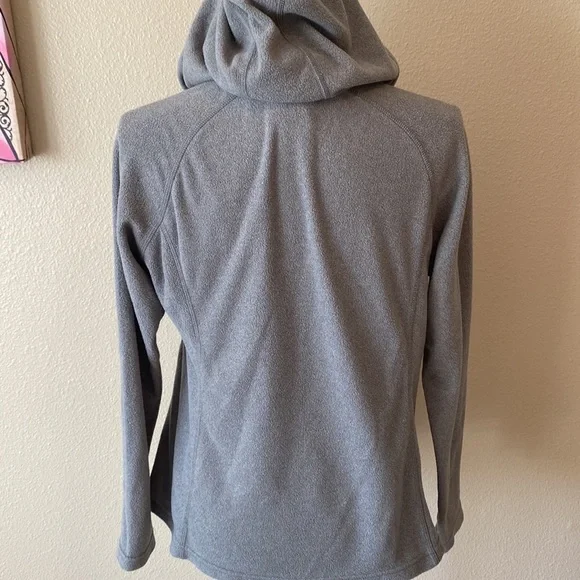 The North Face gray zipup fleece sweatshirt - Picture 5 of 7